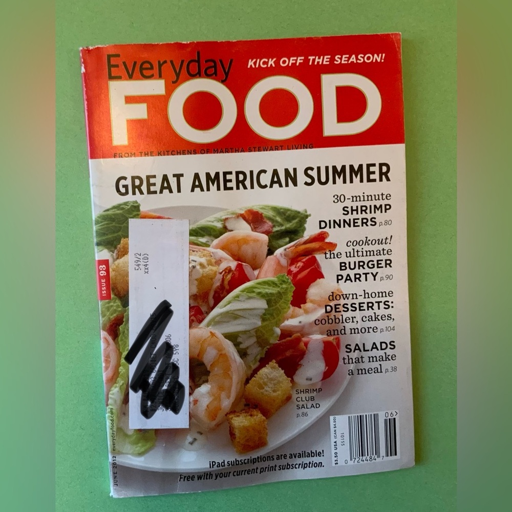 Martha Stewart Everyday Food Magazine with Blue and Red Cover - Picture 8 of 10